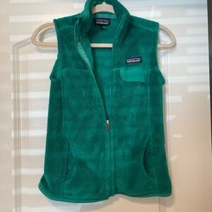 Patagonia fleece green vest